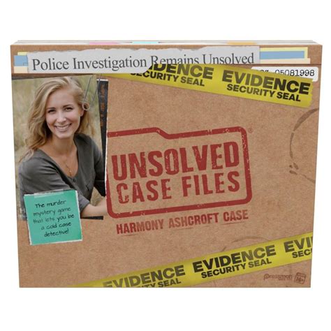 Unsolved Case Files Game Printable Pdf